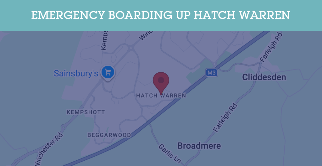 Emergency Boarding Up Services in Hatch Warren - RG22