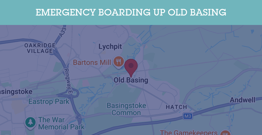 Emergency Boarding Up Services in Old Basing - RG24