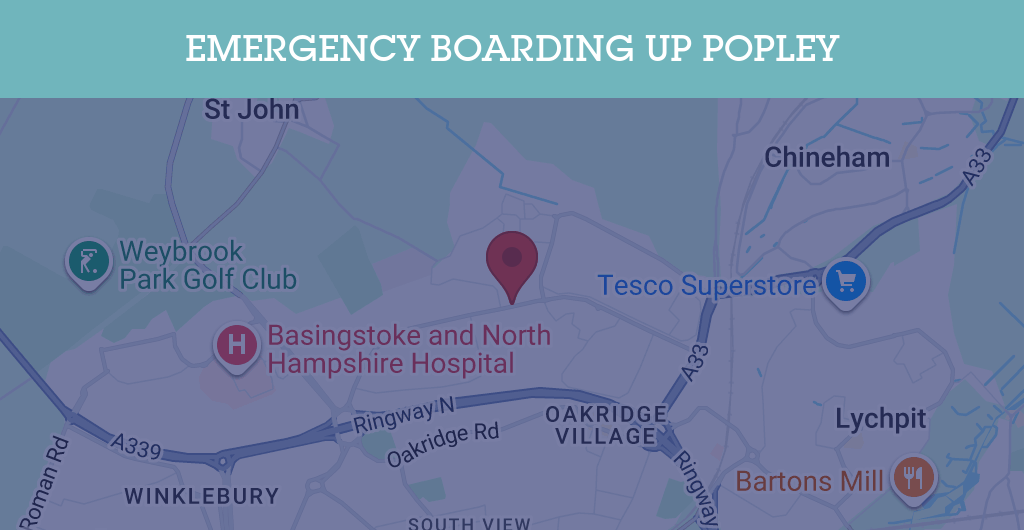 Emergency Boarding Up Services in Popley - RG24