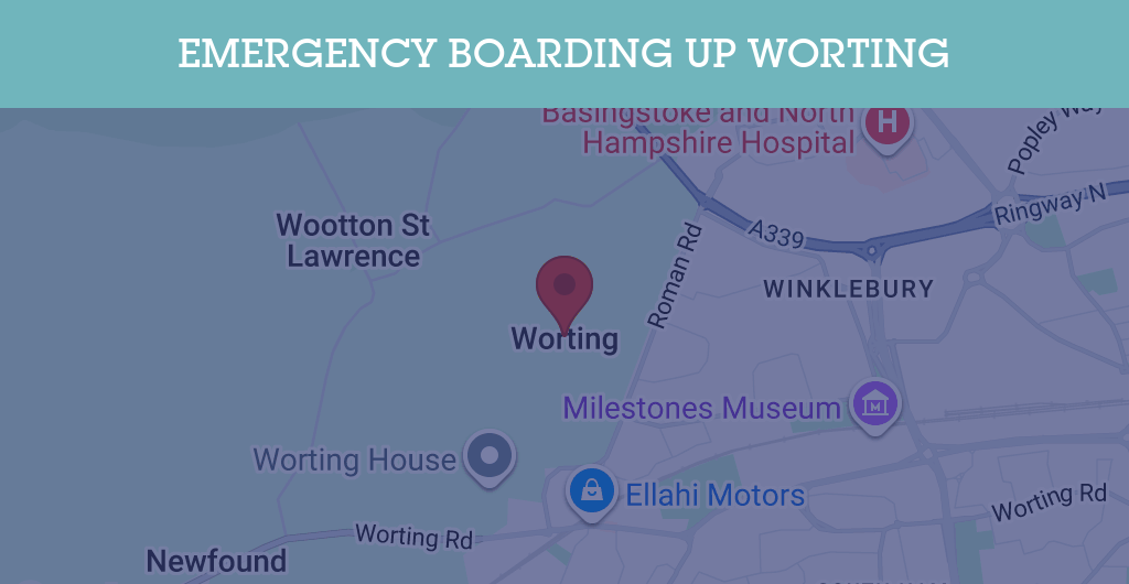 Emergency Boarding Up Services in Worting - RG23